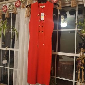 Size Medium NWT Red Michael Kohrs Dress